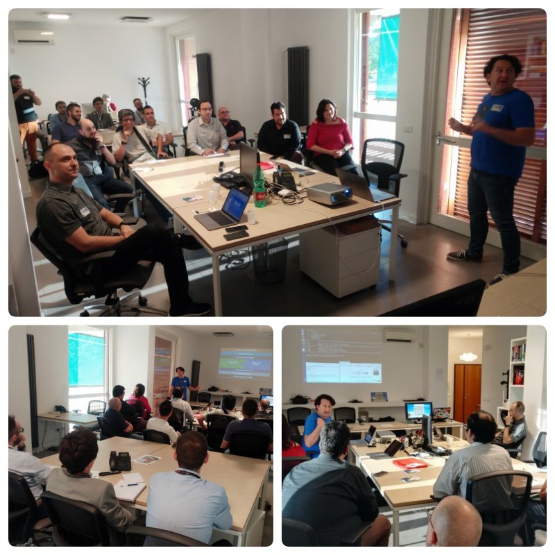 Francesco Corti durante il suo Talk